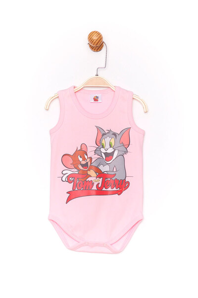 Warner Bros Κορμάκια βρεφικά Tom & Jerry Pink - Ροζ