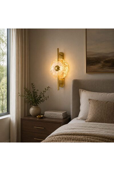 SELEXMO Aplica LED LUMA Decorativa Lumina Rece/Neutra/Calda Auriu