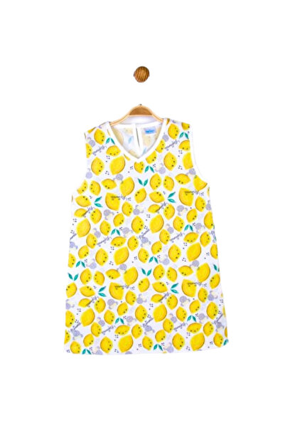 Çimpa Φόρεμα παιδικό καλοκαιρινό Lemons Minnie - Πολύχρωμο