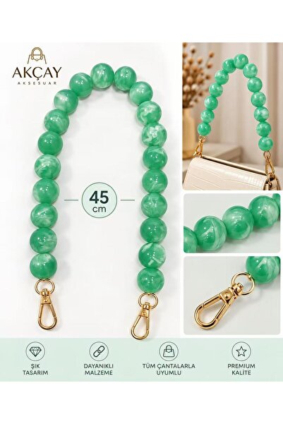 Akçay Aksesuar حقيبة أكريليك سابي مستديرة 45 سم