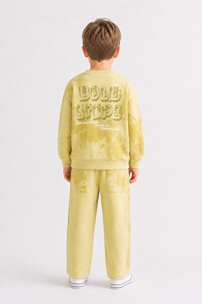 HAUSEkids بدلة للأولاد من 4-8 سنوات من Bold Steps - أخضر زيتي