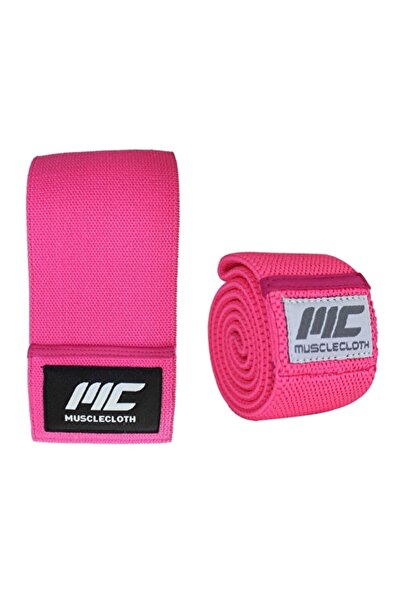 MUSCLECLOTH Loop Band + Active Loop Band Direnç Bandı Seti Pembe Orta