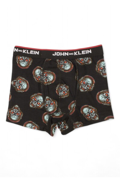 John Mc Klein Boxer παιδικό Skull - Μαύρο
