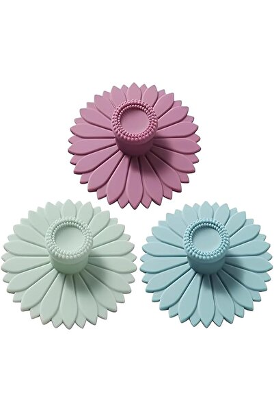 Tazweeq 3 Pack Cup Covers, Multicolored Silicone Lids for Mugs, Cups, Flexibl...