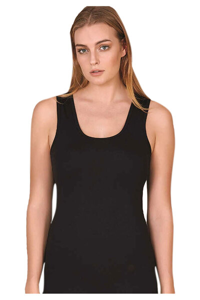 Berrak Φανελάκι γυναικείο Premium Cotton Modal - Μαύρο