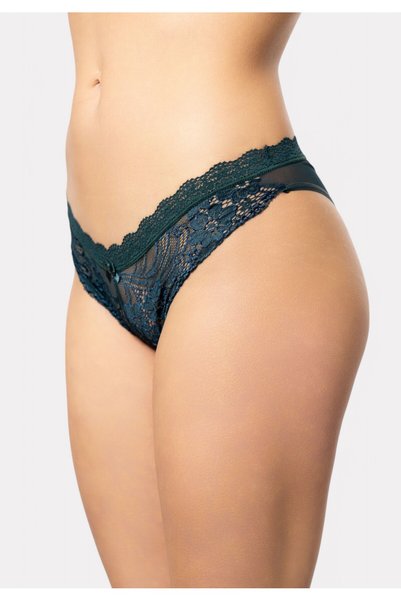 Cottonhill Brazil με διαφάνεια και δαντέλα Dark Green Lace - Πράσινο