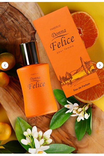 Faberlic DONNA FELİCE Kadın Parfüm seti EDP 50 ml,KALICI İMZA KOKU+kaş fırçası