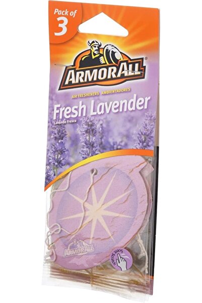 Armor ALL معطر هواء للسيارة على شكل بطاقة برائحة اللافندر الأرجواني - عبوة من...