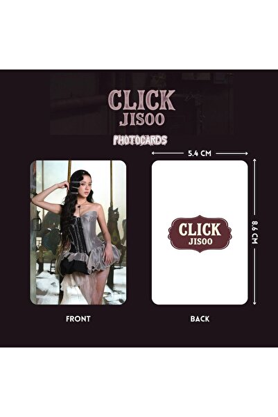 Kpop Dünyasi BLACKPINK Jisoo '' Click '' Photocards Set
