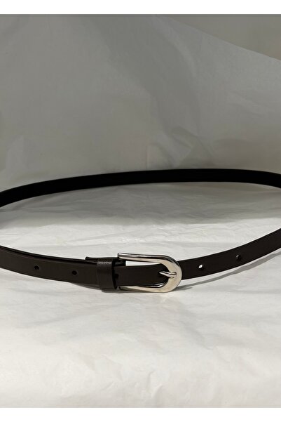 KİLİGİSTANBUL KAHVE&GÜMÜŞ BASY KEMER (1,30 CM DERİ, 2,40 CM TOKA GENİŞLİĞİ)