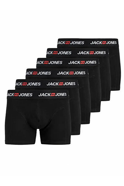 Jack & Jones JACK JONES Erkek Büyük Beden 6 Adet Boxer 12295776 2