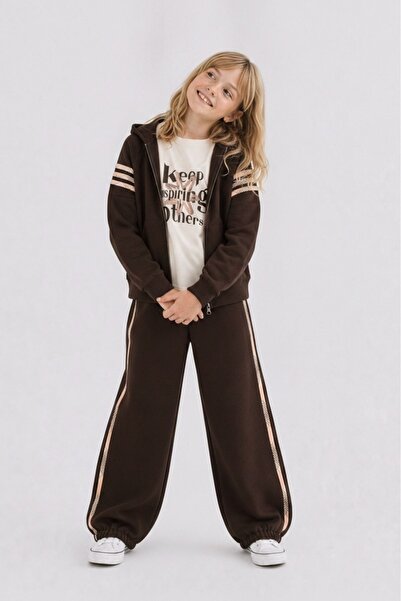 HAUSEkids 8-14 Years Isadora June Girls' 3-Piece Set - Brown
