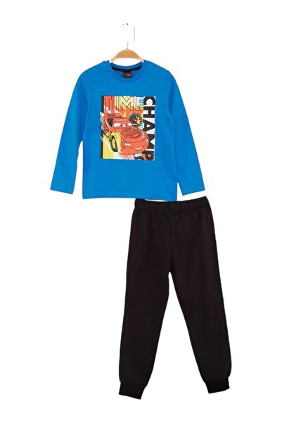Çimpa Πιτζάμα για αγόρι βαμβακερή Cimpa Disney McQueen μπλέ - Μπλε