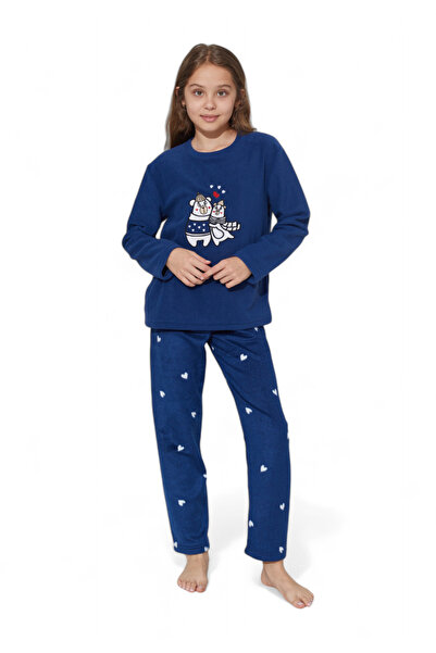 SeXen Πιτζάμα παιδική Fleece Cute Bears - Μπλε