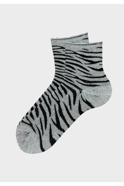 Soma Γυναικείες Κάλτσες Socks Bamboo Edition Zebra – Σετ 4 Ζευγών - Πολύχρωμο