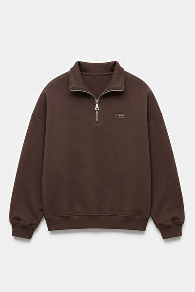 DU&KA DKPW DEMİR ARMALI YARIM FERMUAR SWEATSHIRT