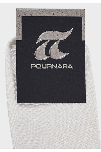 POURNARA Unisex καλτσάκι λευκό fitness με ελαστική διχτυωτή πλέξη - Λευκό
