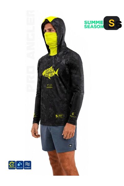 Fujin Valhalla BTW S26 Yellow Camo Sweatshirt S - Çok Renkli