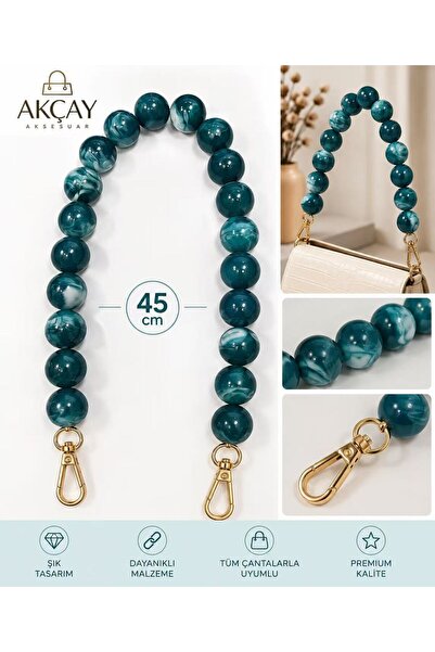 Akçay Aksesuar حقيبة أكريليك سابي مستديرة 45 سم