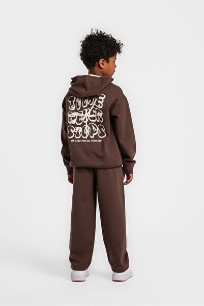 HAUSEkids 5-14 Years Old Moving Forward Boys' Suit-Brown