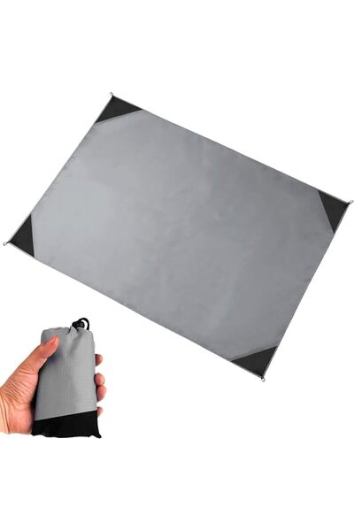 TERRIFI 210 x 200 cm Beach Picnic Blanket, Sand-Free:Ultralight Ultra Thin Po...