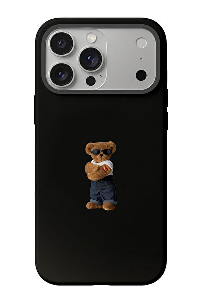 farifra iPhone 17 Pro Uyumlu Desenli Silikon Lansman Telefon _aK489SİYAH.png