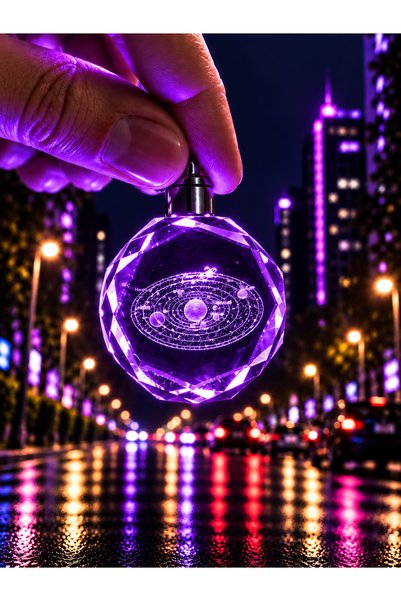 Prime Feel Lighted Crystal Keychain Gift Bag Ornament