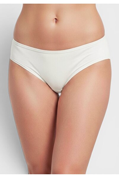 KOTA Γυναικείο Slip Bikini Bamboo 6 Τεμαχίων Λευκό
