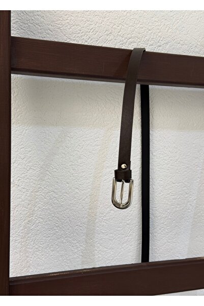 KİLİGİSTANBUL KAHVE&GÜMÜŞ BASY KEMER (1,30 CM DERİ, 2,40 CM TOKA GENİŞLİĞİ)