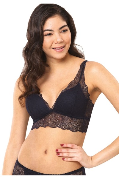 Norddiva Bralette δαντελένιο - Μπλε