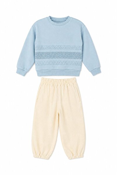 HAUSEkids 1-4 Years Old Aria Flower Girl's Set - Baby Blue