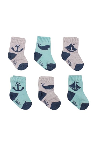 Bibaby Κάλτσες Bebe Sailor Blue 6 Τεμ. - Κόκκινο