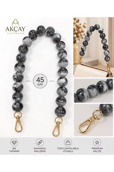 Akçay Aksesuar حقيبة أكريليك سابي مستديرة 45 سم