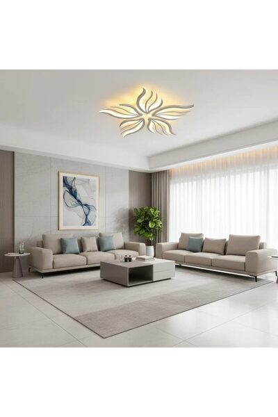 Flippy LED Chandelier with Remote Control SAKURA 62W, 5 Petals, Cold/Warm/Neu...