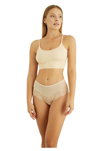 Norddiva Γυναικείο εσώρουχο Midi Slip LUCIA - Μπεζ