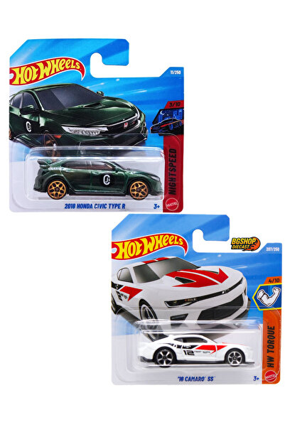 HOT WHEELS 2018 Honda Civic Type R - '18 Camaro SS