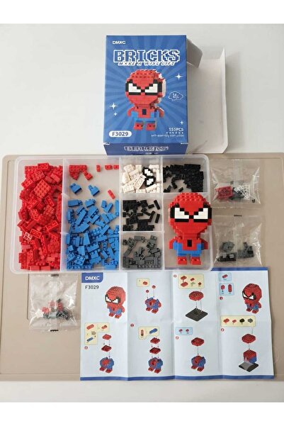 renkli outlet spider man bricks yapı blokları figür