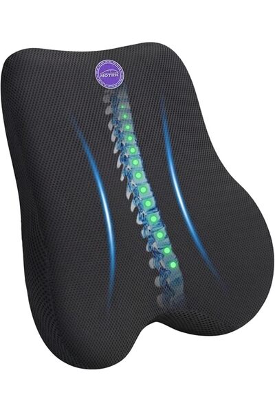 GENERAL Lumbar Support Pillow for Office Chair and Car Back Support Pillow, M...