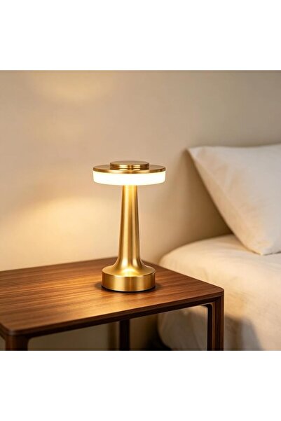 NIUBI Cordless Metal Desk Lamp, Touch Sensor Control LED Table Lamp, USB char...