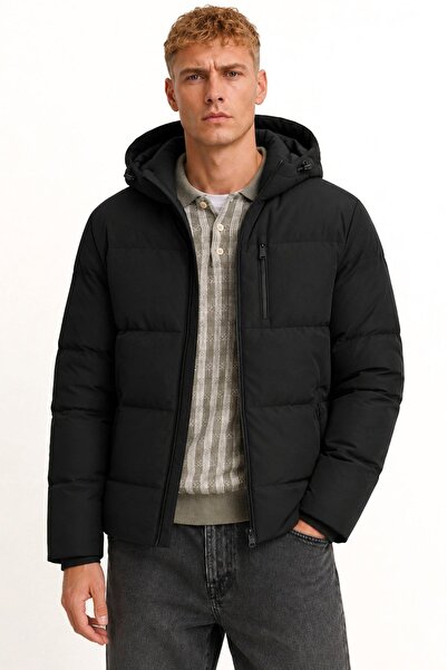 Jack & Jones Jjebecks Puffer Sn Men's Jacket 12298858 Black