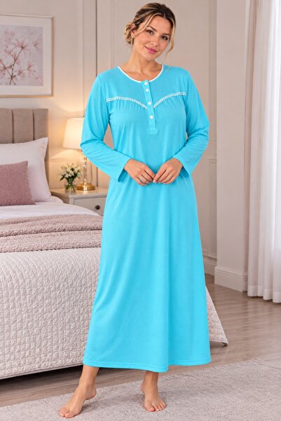 Alize Moda 100% βαμβακερό μακρυμάνικο ύφασμα βάφλας (που αναπνέει) Χειμερινό ...