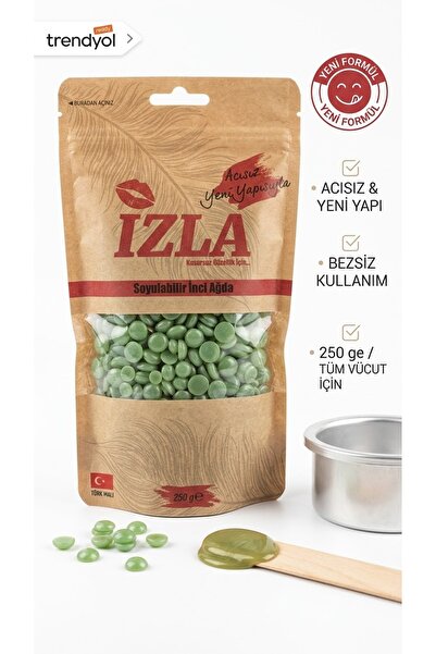 Genel Markalar IZLA Soyulabilir Yeşil İnci Ağda 250 g - Acısız Yeni Formül Be...