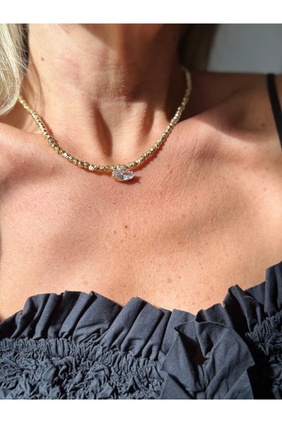 Rossetto Atelier Imported Dorika Marquise Necklace