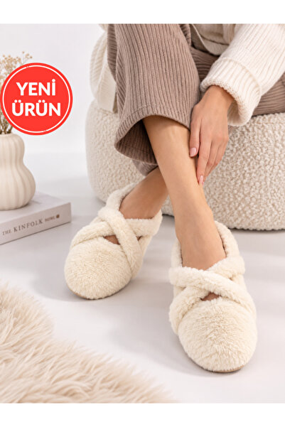 STOCON Cross Women's Home Slippers Women's Home Shoes Home Boots Soft Comfort...