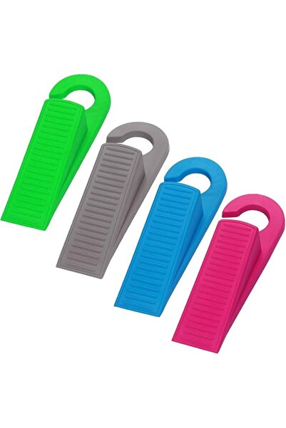 SYOSI 4PCS Rubber Door Stoppers With Hook Design Non Slip Door Stopper For Bo...