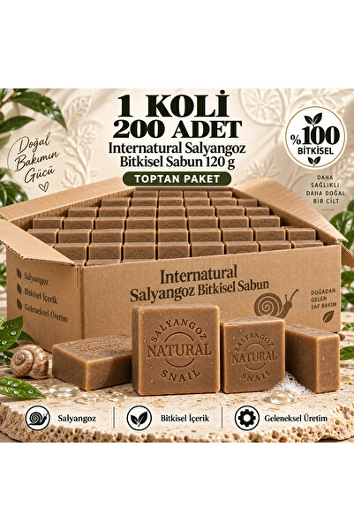 Dermolive Internatural Snail Herbal Soap 120 g - 200 Pieces