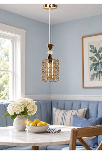 Generic Brand Modern Gold Color E27 Socket Hanging Ceiling Pendant Lighting
