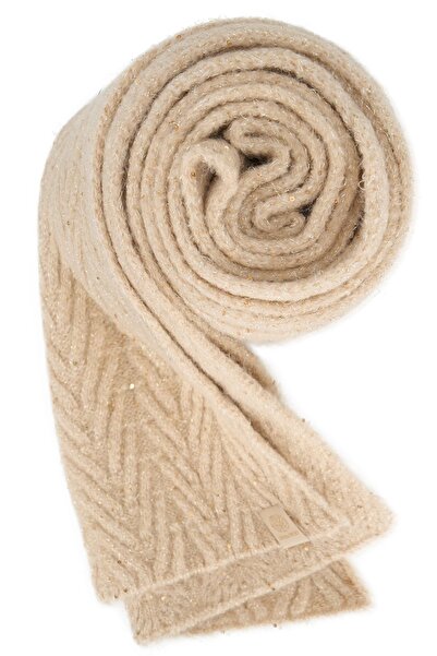 Betlewski BSD-BK-09 BEIGE Eșarfă mare de damă IARNĂ