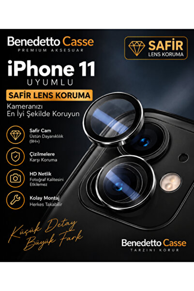 lucek cases واقي عدسة الكاميرا من الياقوت الأزرق المتوافق مع iPhone 11 - سهل ...