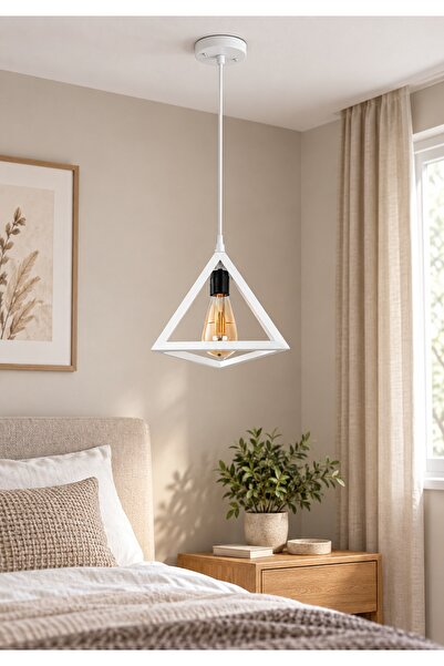 Generic Brand White Color E27 Base Hanging Ceiling Pendant Lighting